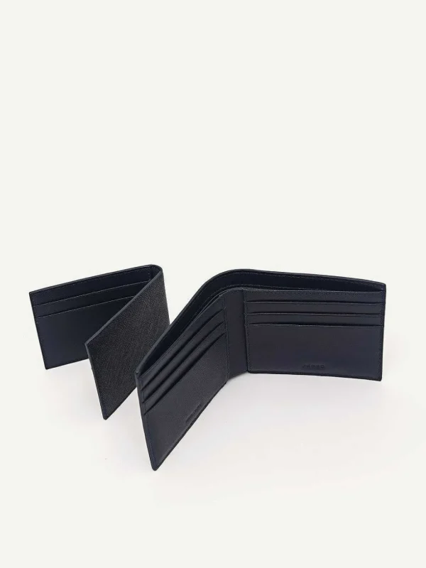 Oliver Leather Bi-Fold Wallet With Insert<PEDRO New