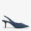 Icon Denim Pointed Slingback Pumps<PEDRO Shop