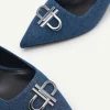 Icon Denim Pointed Slingback Pumps<PEDRO Shop