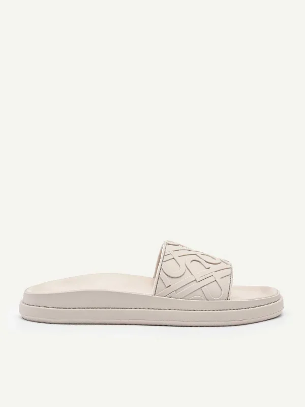 Icon Embossed Slide Sandals<PEDRO Store