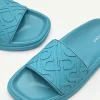 Icon Embossed Slide Sandals<PEDRO Store