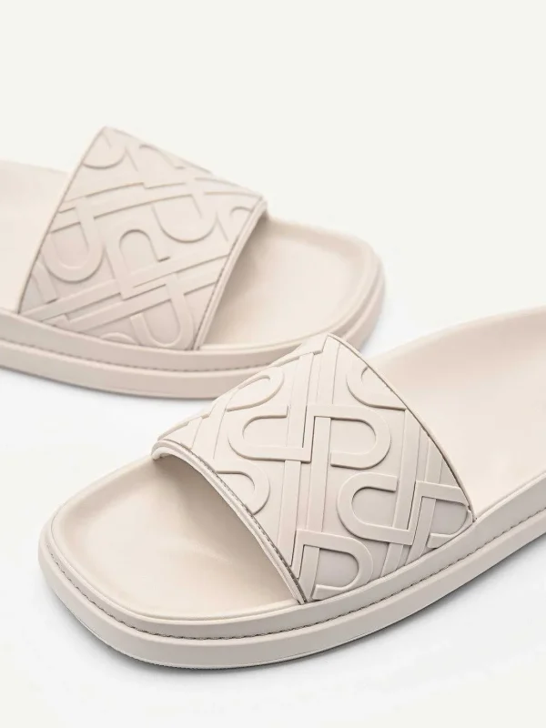 Icon Embossed Slide Sandals<PEDRO Store