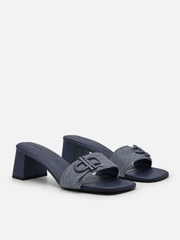 pedro_icon_fabric_heel_sa_2.webp Icon Fabric Heel Sandals<PEDRO Cheap