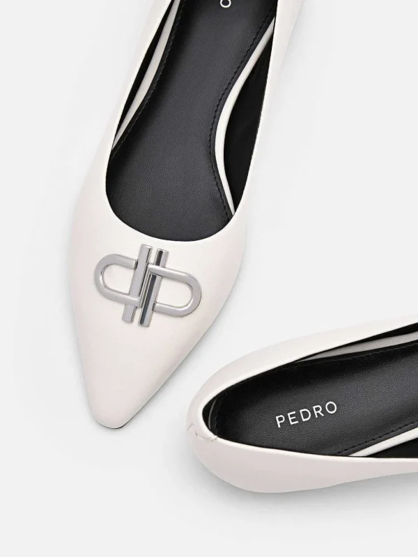 Icon Leather Ballet Flats<PEDRO Cheap