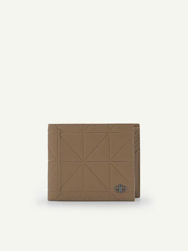 pedro_icon_leather_bifold_1-4.webp Icon Leather Bi-Fold Wallet In Pixel<PEDRO Outlet