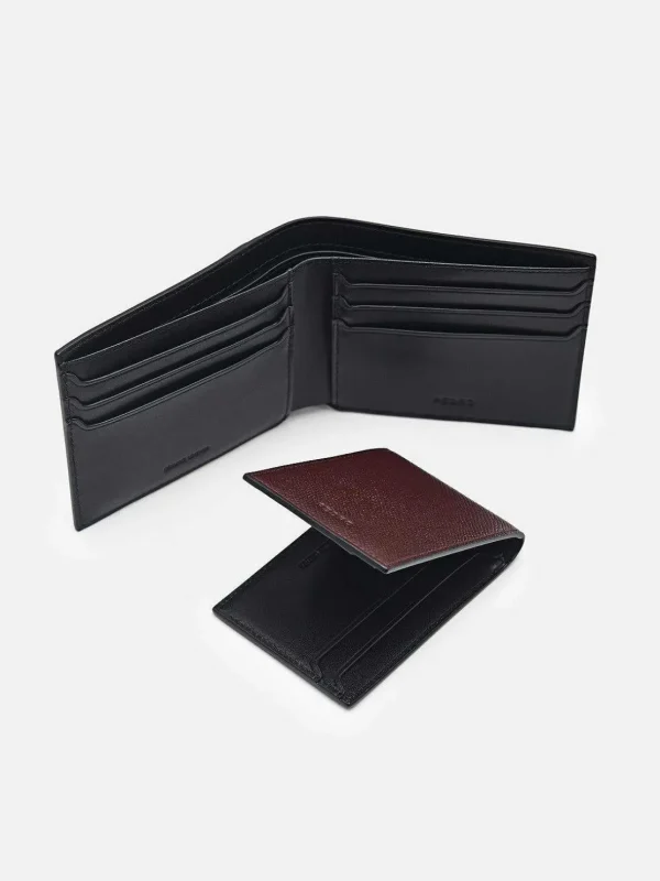 pedro_icon_leather_bifold_1-5.webp Icon Leather Bi-Fold Wallet With Insert<PEDRO Best