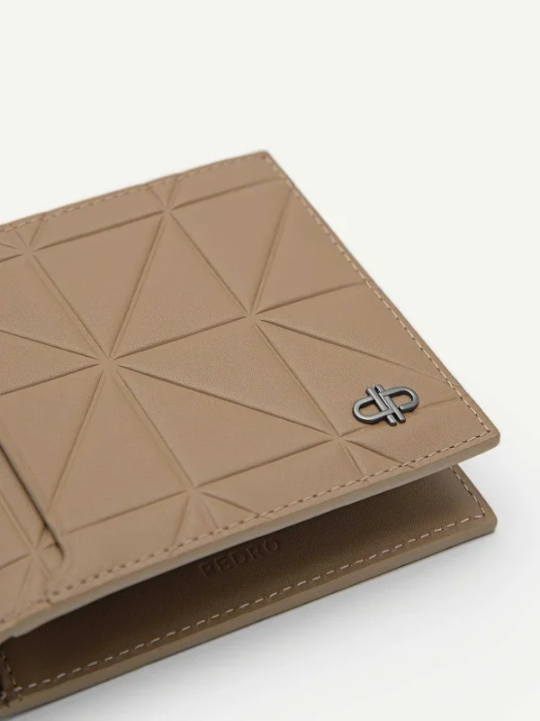 pedro_icon_leather_bifold_2-4.webp Icon Leather Bi-Fold Wallet In Pixel<PEDRO Outlet