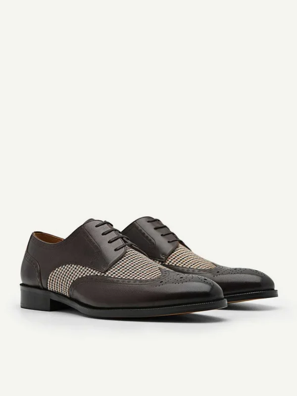 Icon Leather Brogue Derby Shoes<PEDRO Hot