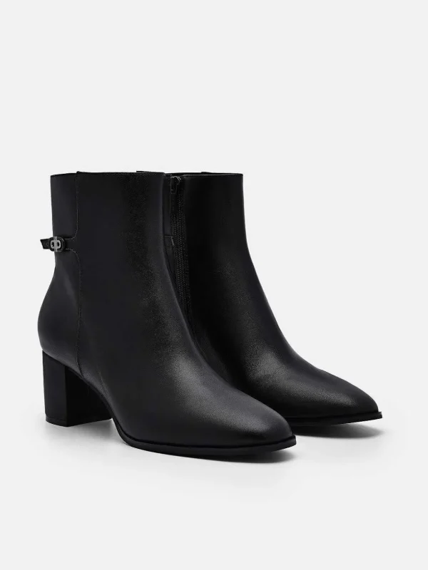 Icon Leather Heel Boots<PEDRO Fashion