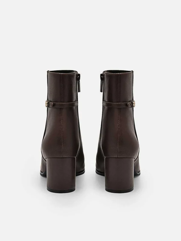 Icon Leather Heel Boots<PEDRO Fashion