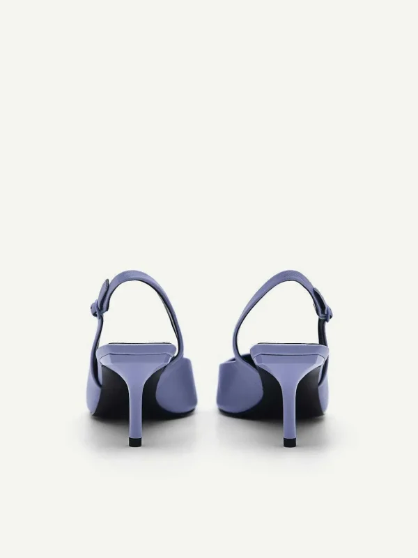 Icon Leather Pointed Slingback Pumps<PEDRO Best