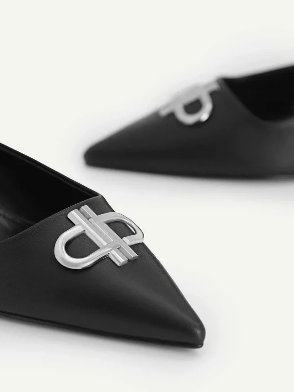 Icon Leather Pointed Slingback Pumps<PEDRO Cheap