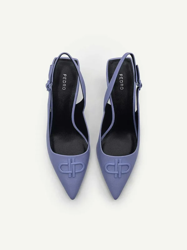 Icon Leather Pointed Slingback Pumps<PEDRO Best