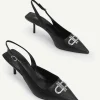 Icon Leather Pointed Slingback Pumps<PEDRO Cheap