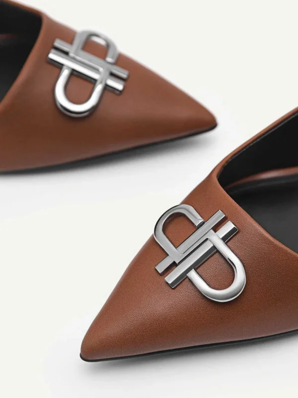 Icon Leather Pointed Slingback Pumps<PEDRO Cheap