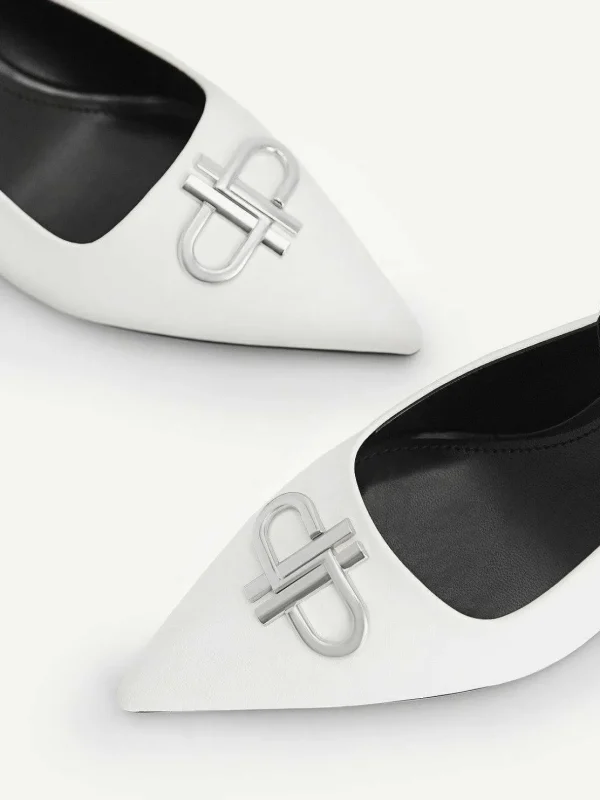 Icon Leather Pointed Slingback Pumps<PEDRO Outlet