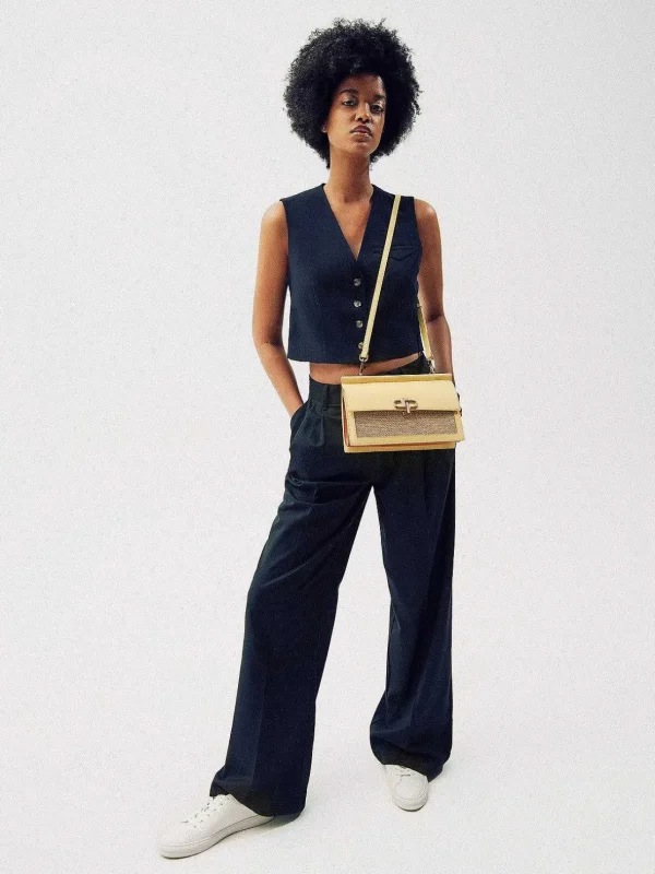 Icon Leather Shoulder Bag<PEDRO Hot