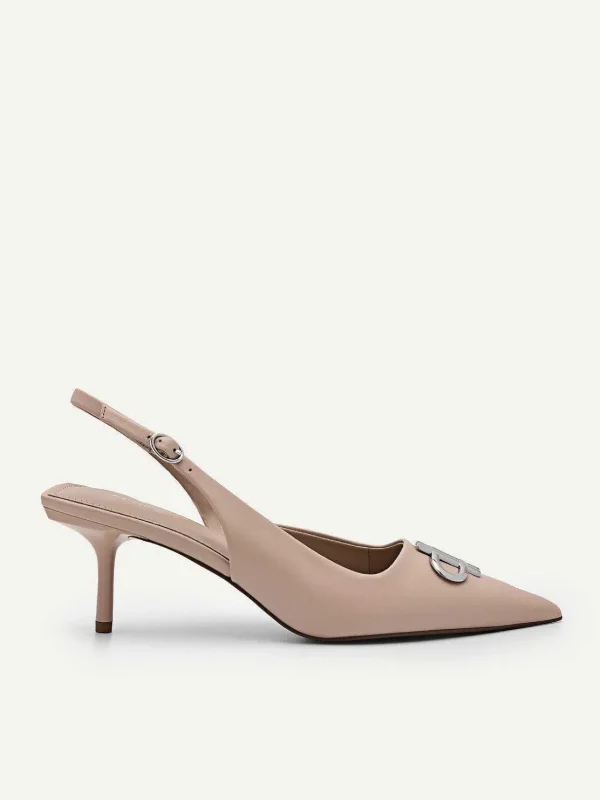 Icon Leather Slingback Pumps<PEDRO Best