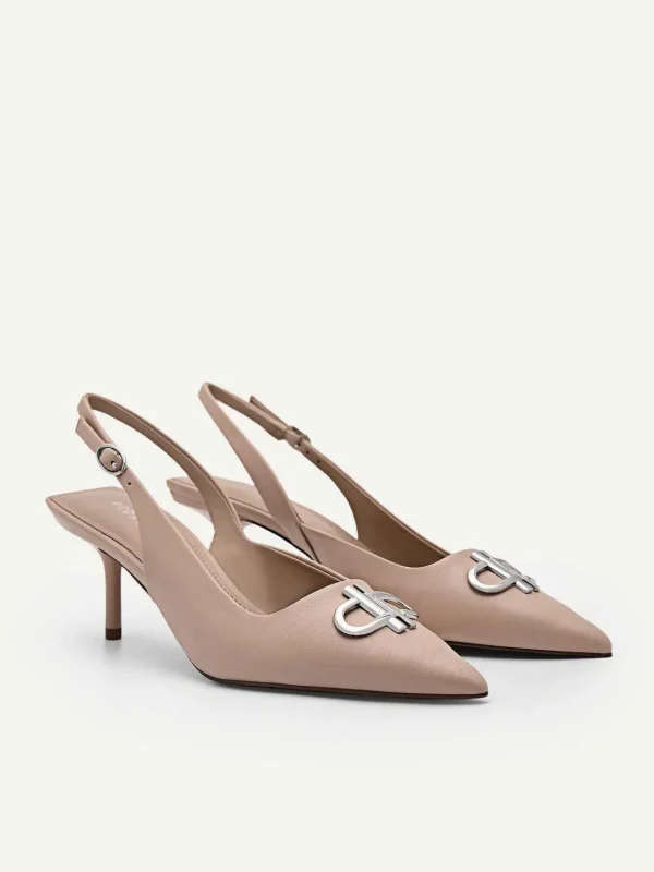 Icon Leather Slingback Pumps<PEDRO Best