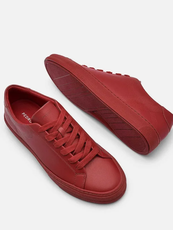 pedro_icon_ridge_leather__0-6.webp Icon Ridge Leather Sneakers<PEDRO Clearance