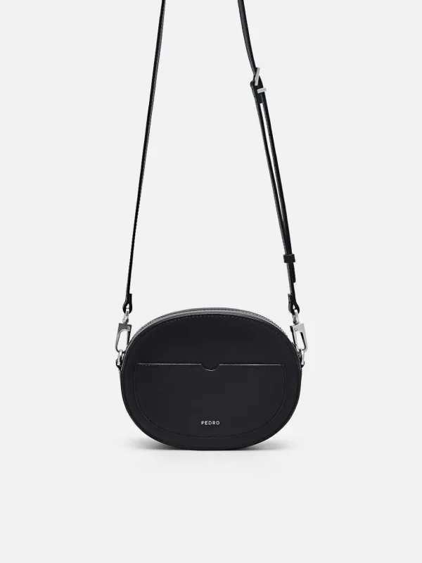 pedro_icon_round_leather__0-1.webp Icon Round Leather Shoulder Bag<PEDRO Best Sale