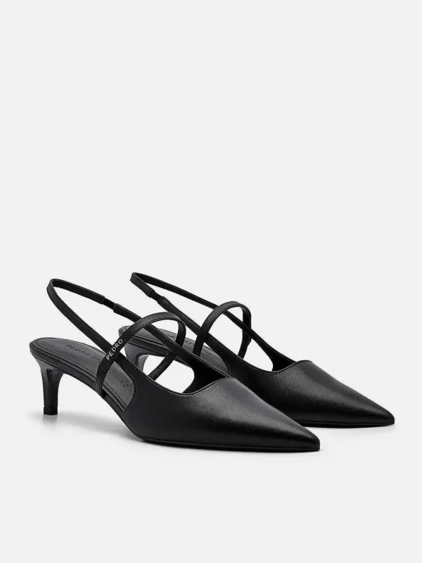 Studio Amerie Leather Heel Pumps<PEDRO Best Sale