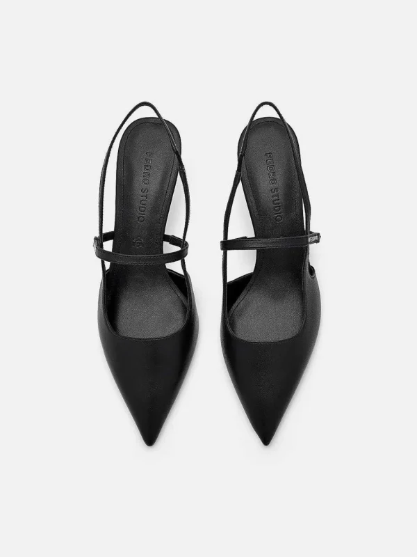 Studio Amerie Leather Heel Pumps<PEDRO Best Sale