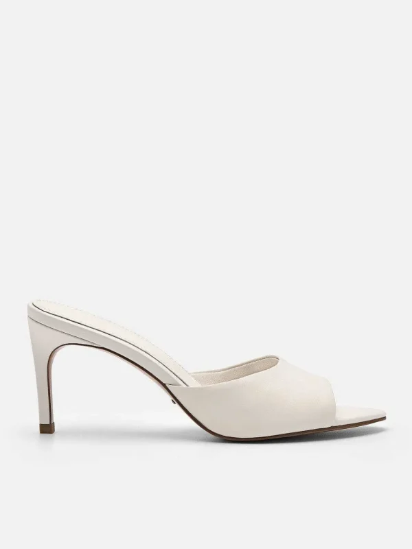 Studio Ashley Leather Heel Sandals<PEDRO Flash Sale