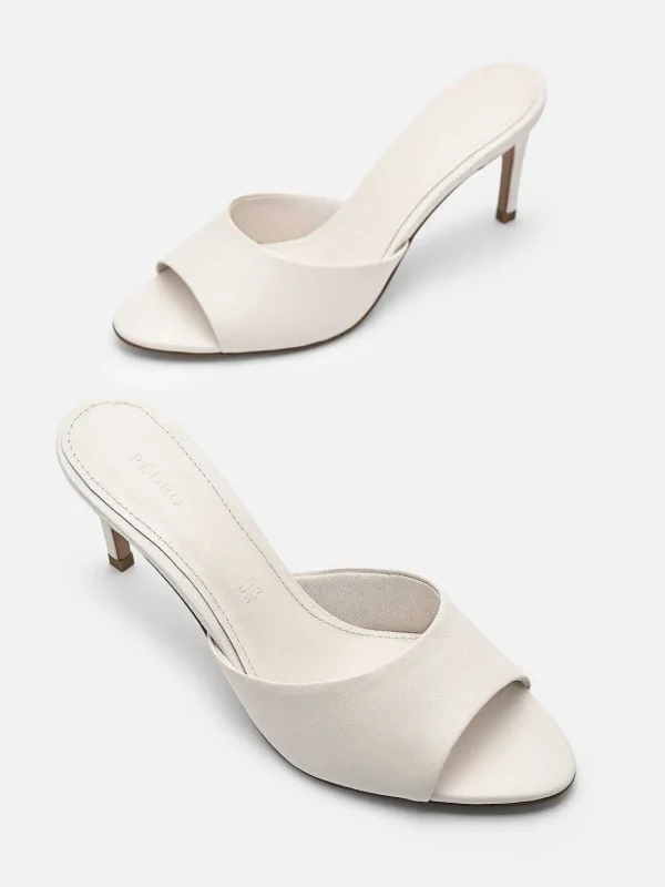 Studio Ashley Leather Heel Sandals<PEDRO Flash Sale