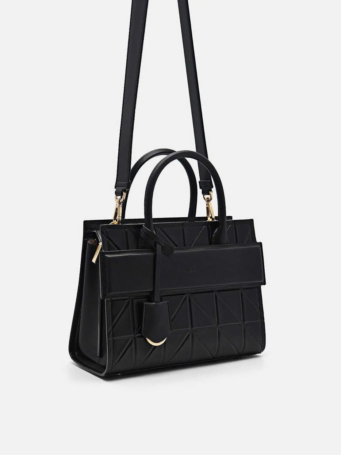 pedro_studio_bella_leathe_0-1.webp Studio Bella Leather Handbag In Pixel<PEDRO Sale