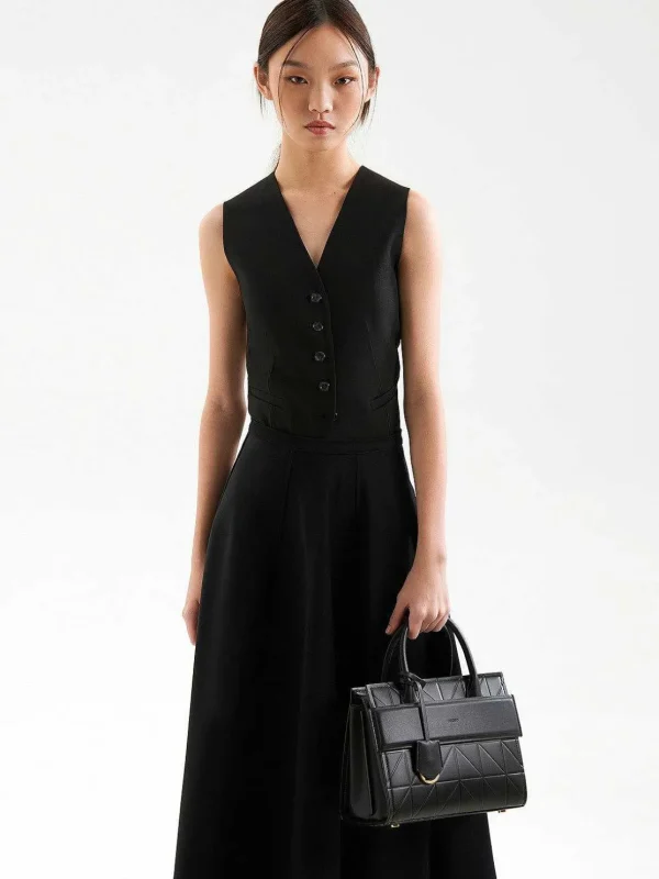 pedro_studio_bella_leathe_3-1.webp Studio Bella Leather Handbag In Pixel<PEDRO Sale