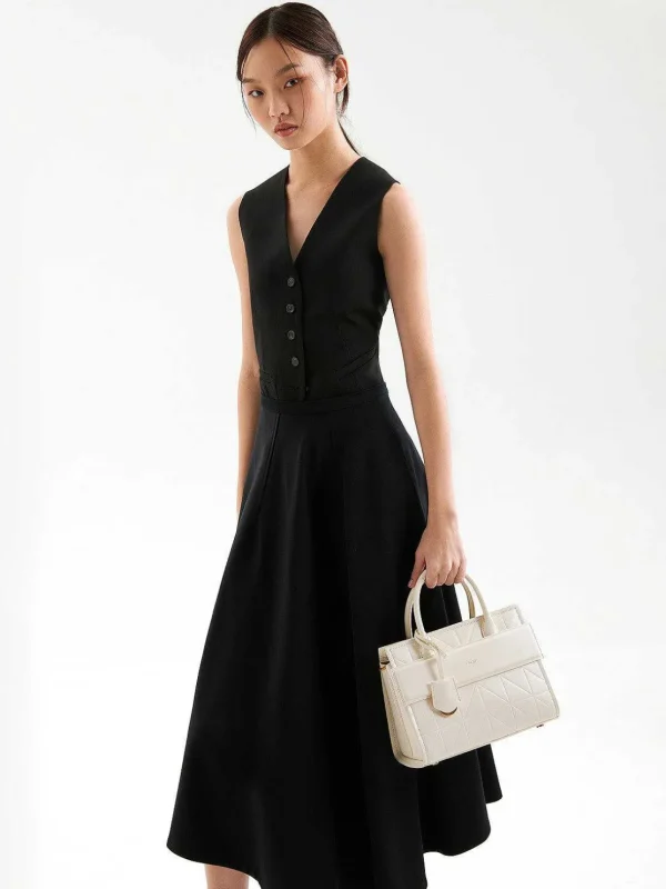 pedro_studio_bella_leathe_5.webp Studio Bella Leather Handbag In Pixel<PEDRO Best Sale