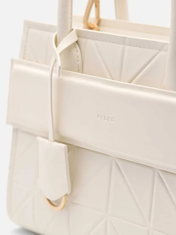 pedro_studio_bella_leathe_6.webp Studio Bella Leather Handbag In Pixel<PEDRO Best Sale