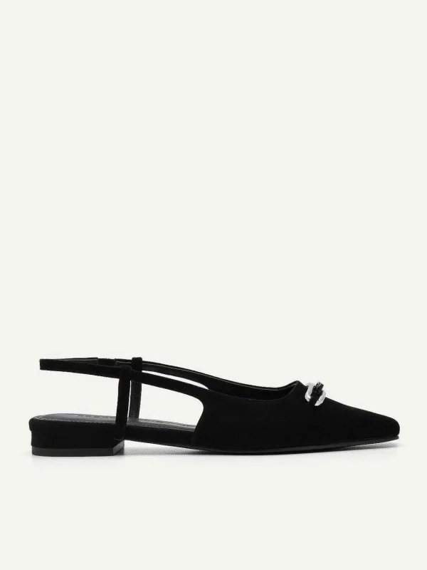 Studio Kate Leather Ballerina Flats<PEDRO Cheap
