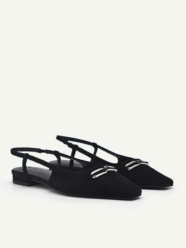 Studio Kate Leather Ballerina Flats<PEDRO Cheap