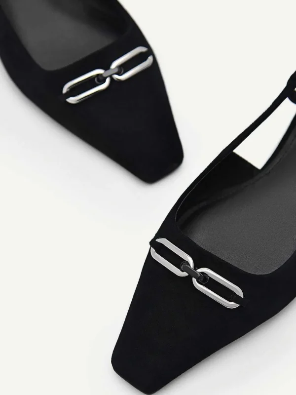 Studio Kate Leather Ballerina Flats<PEDRO Cheap