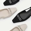 Studio Kate Leather Ballerina Flats<PEDRO Cheap