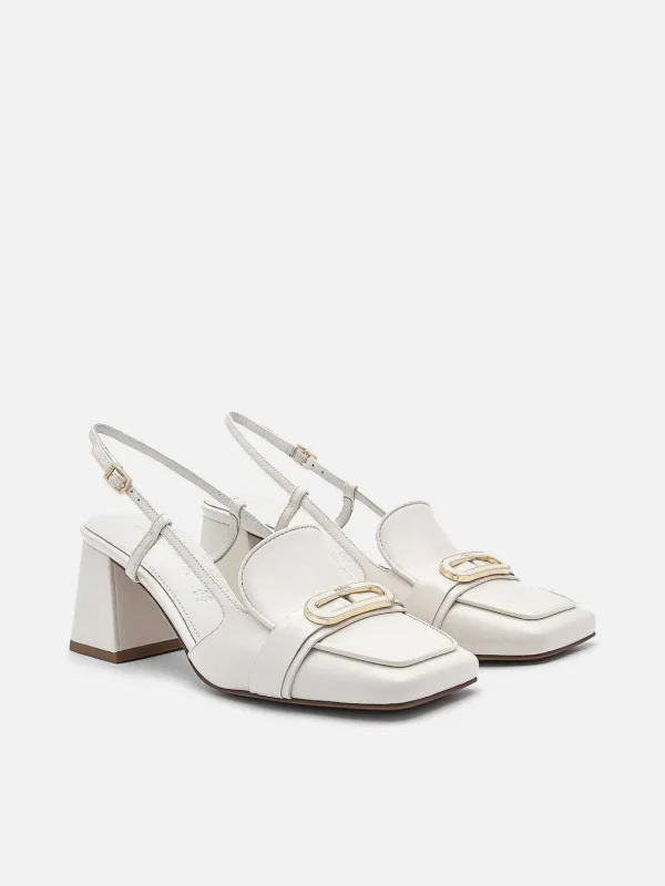 Studio Leather Heel Pumps<PEDRO Online