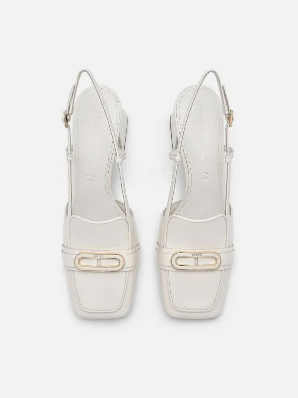 Studio Leather Heel Pumps<PEDRO Online