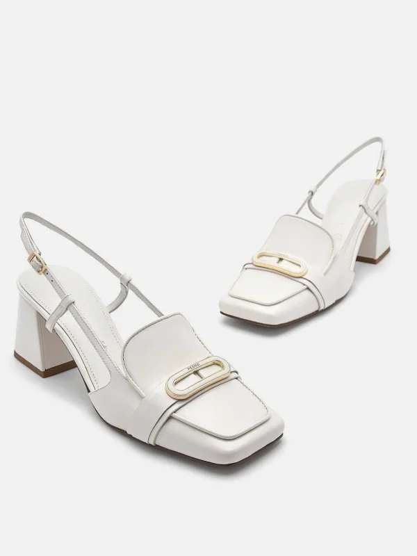 Studio Leather Heel Pumps<PEDRO Online