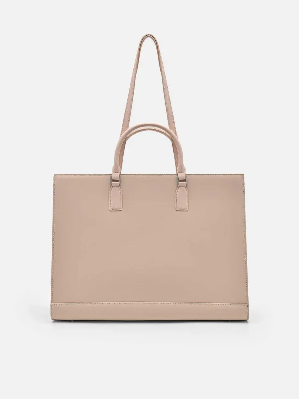 pedro_studio_leather_pixe_1.webp Studio Leather Pixel Tote Bag<PEDRO Online