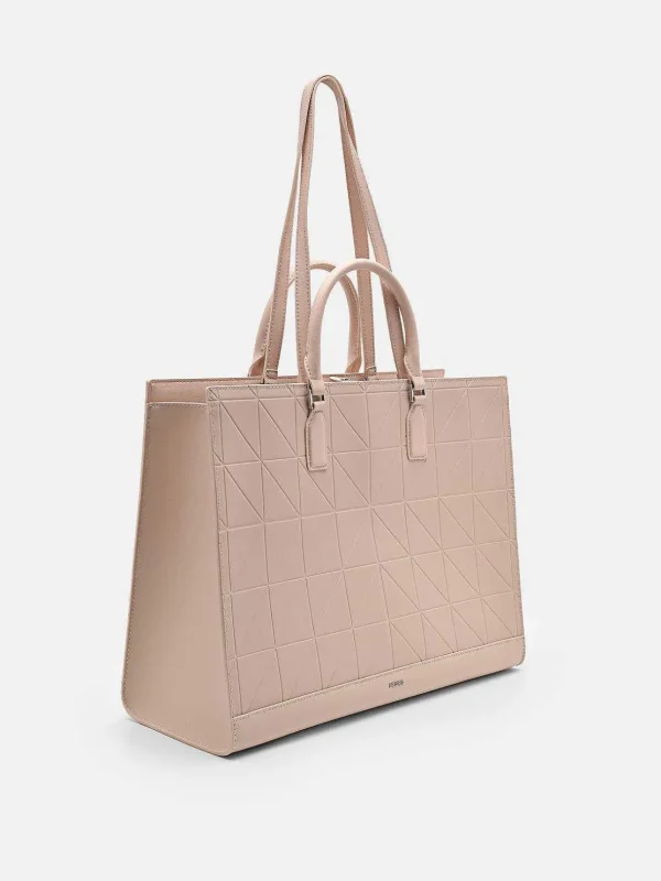 pedro_studio_leather_pixe_6.webp Studio Leather Pixel Tote Bag<PEDRO Online