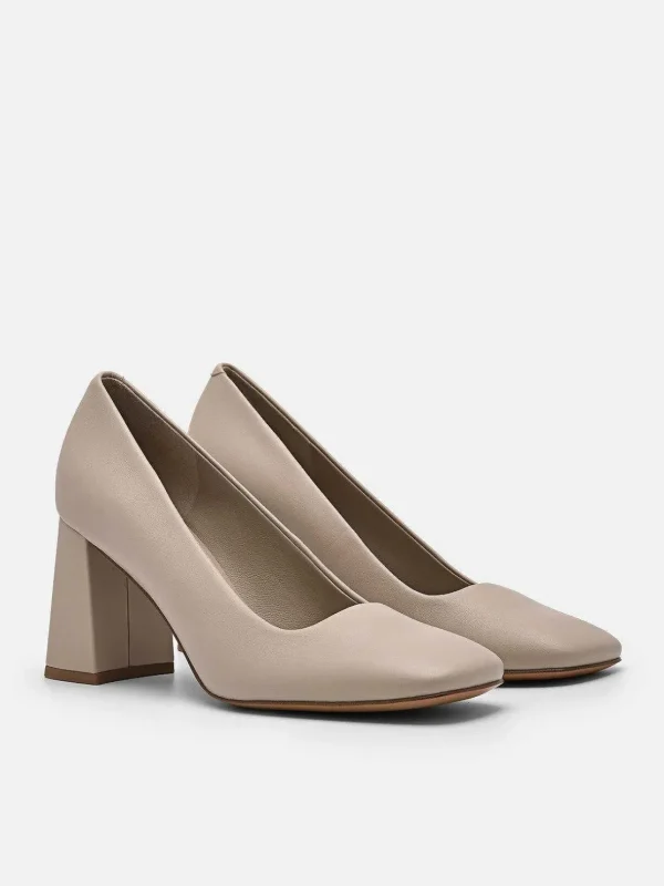 Studio Marie Leather Heel Pumps<PEDRO Fashion