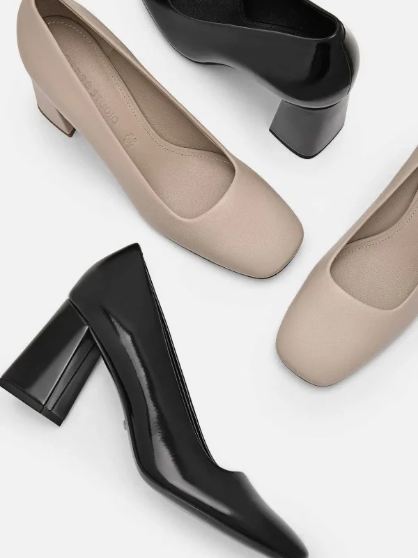 Studio Marie Leather Heel Pumps<PEDRO Fashion