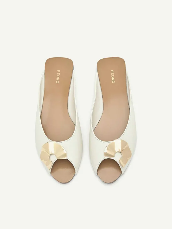 Peep Toe Slip Ons<PEDRO Cheap
