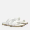 Re Recycled Leather Slide Sandals<PEDRO New