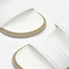 Re Recycled Leather Slide Sandals<PEDRO New