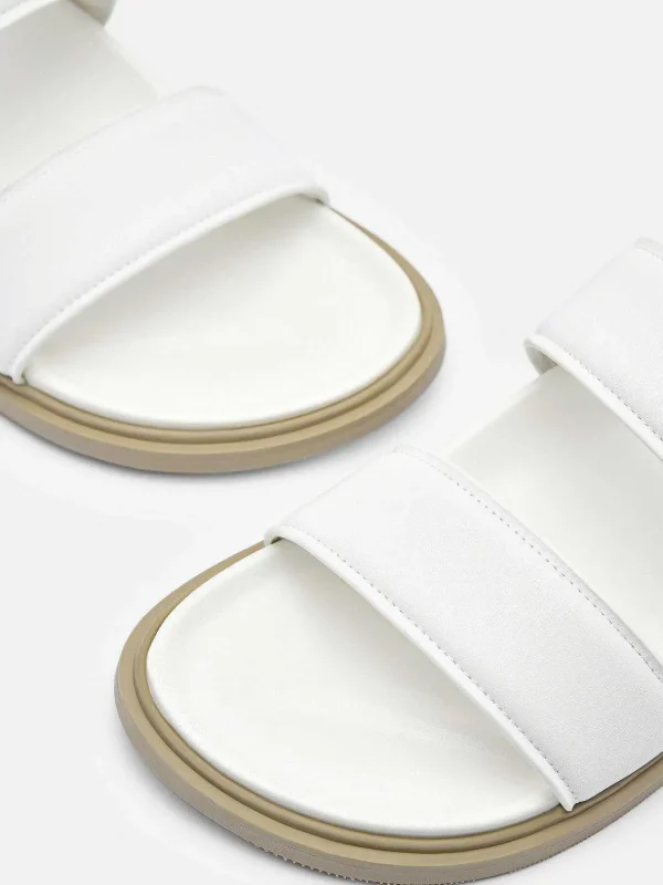 Re Recycled Leather Slide Sandals<PEDRO New
