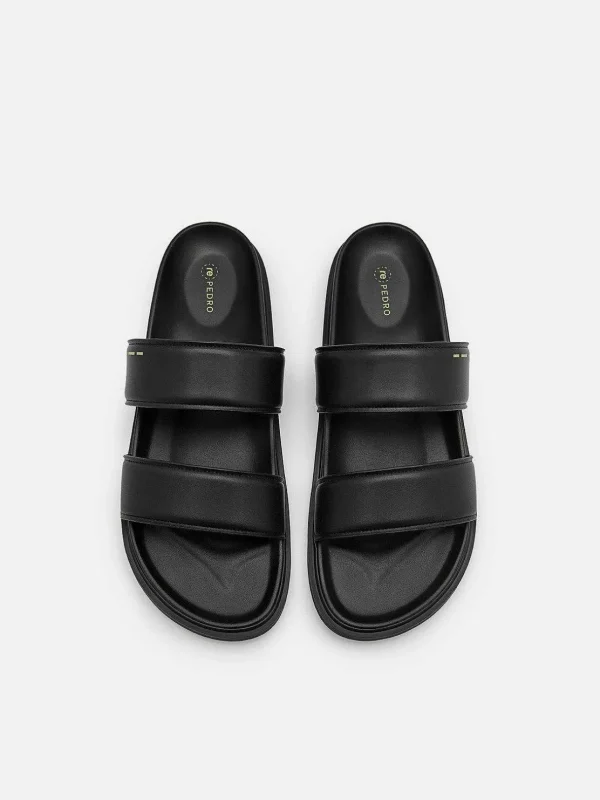 repedro_recycled_leather__4-11.webp Re Recycled Leather Slide Sandals<PEDRO Sale