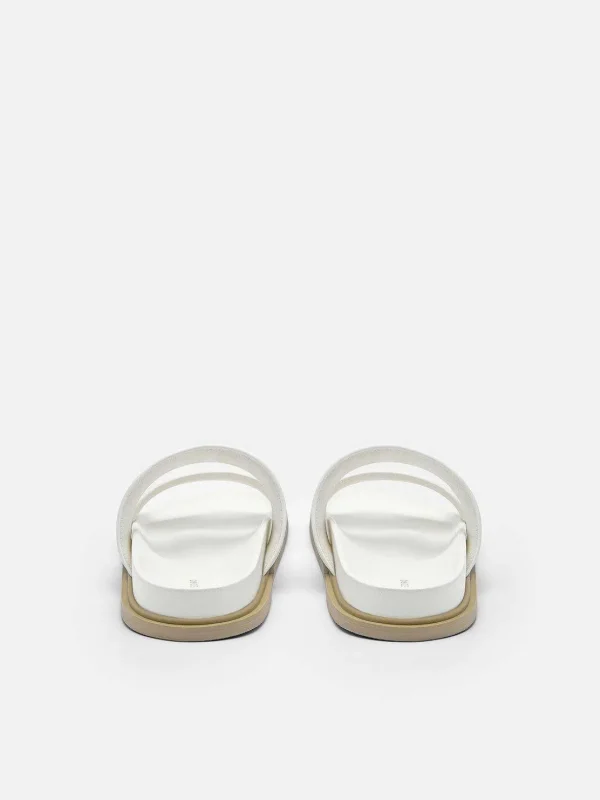 Re Recycled Leather Slide Sandals<PEDRO New